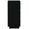 vidaXL Sideboards 2 Stk. Schwarz 32x34x75 cm Massivholz Produktbild-Vorschau 5