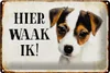 Blechschild Spruch 30x20cm holländisch Hier Waak ik Jack Produktbild-Vorschau 2