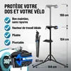 MONZANA® Pied d’atelier vélo pliable 50kg clé Voir les images du produit 3