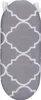 A mini ironing board with a grey and white geometric pattern. Produktbild-Vorschau