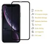 A screen protector is shown next to an iPhone, with a list of its features. Produktbild-Vorschau
