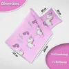 Hochwertige Einhorn Bettwäsche 135x200 für Mädchen Unicorn Produktbild-Vorschau 5