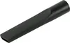 A black vacuum cleaner crevice tool is shown against a white background. Produktbild-Vorschau