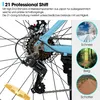 Hiland 27,5 Zoll Mountainbike, Herren und Damen 21 Gang MTB Produktbild-Vorschau 4