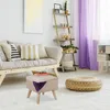 Pouf en velours Relaxdays avec espace de rangement, Voir les images du produit 2