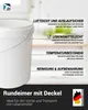 5x 15 Liter Eimer mit Deckel und Metallgriff, Produktbild-Vorschau 2