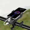 Světlo na kolo s držákem mobilního telefonu a nabíječkou, Náhled obrázku produktu 9