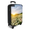 NoBoringSuitcases.com - Fotokoffer Blumen - Passt in Produktbild-Vorschau 2
