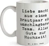 Mr. & Mrs. Panda Trinkbecher Spruch Unschlagbares Brautpaar Produktbild-Vorschau 3