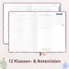 Häfft Lehrer-Planer 2026/2027 / A5+ / Berry Blossoms Produktbild-Vorschau 5