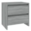 vidaXL Nachttische 2 Stk. Grau Sonoma 45x34,5x44,5 cm Produktbild-Vorschau 3
