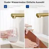Küchenarmatur Edelstahl 304 Gold gebürstet 400mm Produktbild-Vorschau 7