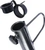 A close-up view of a metal umbrella stand base and a black rubber cap. Podgląd zdjęcia produktu