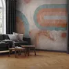 Vlies Fototapete - Three Suns 350x256 cm Abstrakt Produktbild-Vorschau 1