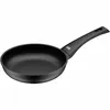 A black frying pan with a black handle is shown against a white background. Produktbild-Vorschau