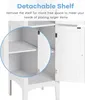 Mobile da bagno a 5 ripiani, mobile da bagno con 2 ante e 5 Anteprima dell’immagine prodotto 2