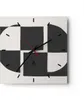 Wanduhr - Quadrat - Glasuhr - Abstraktion Kontrast Figuren Produktbild-Vorschau 1