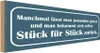 vianmo Holzschild 10x27 cm manchmal lässt jemanden gehen Produktbild-Vorschau 1