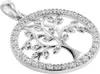 trendor 08544 Lebensbaum Anhänger mit Venezianer Kette 925 Silber 2 Produktbild-Vorschau