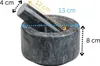 MOON HOME Mörser - Meteor grey, aus dunklem Marmor/Stein, Produktbild-Vorschau 5