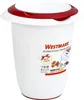 Quirltopf mit Deckel 1ltr, weiß/rot Produktbild-Vorschau 8