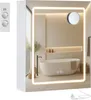 Nástěnná skříňka se zrcadlem a osvětlením LED, zvětšovací Náhled obrázku produktu 1