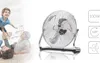 A family is playing on the floor while a fan is displayed next to them with feature callouts. Voir les images du produit