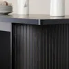 Esstisch GUARDA 160 x 75 cm, Schwarz MDF - Rechteckiger Produktbild-Vorschau 5