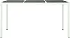 vidaXL Gartentisch 150x90x75 cm Gehärtetes Glas Poly Rattan Produktbild-Vorschau 3