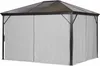 Leco Profi-Pavillon Metall-Gartenüberdachung graues Dach/ Produktbild-Vorschau 4