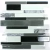 Mosaikfliesen Glas Naturstein Kalamos Schwarz Weiss Produktbild-Vorschau 4