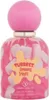 A bottle of perfume with a pink cap and a pink and white patterned body. Náhľad obrázku produktu