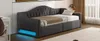 Dagbed 90x200, gestoffeerd, met LED-verlichting, met Productafbeelding-voorbeeld 6