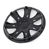 4x 16" Zoll Radkappen Schwarz Silber Radzierblenden Produktbild-Vorschau 6