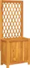 vidaXL Pflanzkübel mit Rankgitter 55x29,5x132 cm Massivholz Produktbild-Vorschau 1
