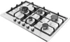 Candy CHG7WL4WTX Table de cuisson encastrable en inox 74,5 Voir les images du produit 3