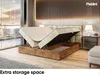 MEBLINI Boxspringbett mit Bettkasten - Gepolstert Produktbild-Vorschau 5