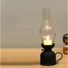 LED petrolejová lampa v retro štýle, retro LED stolná lampa Náhľad obrázku produktu 3