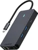 Rapoo USB-C Multiport Adapter 10-in-1, grau Produktbild-Vorschau 1