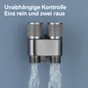 Duschköpfe & -brausen, Edelstahl Handbrause, doppelter Produktbild-Vorschau 4
