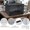 HMF Netzwerkschrank, Serverschrank 19 Zoll, 7 HE, 275 mm Produktbild-Vorschau 3