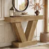 Tribesigns Table console 105 cm, avec pieds en V, pour le Voir les images du produit 1