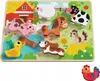 Tooky Toy Dřevěné puzzle Montessori Zvířátka F Náhled obrázku produktu 5