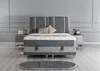 TORINO Polsterbett  90x200  - Farbe: Grau - Set:  Produktbild-Vorschau 5