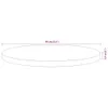 Tischplatte Ø60x2,5 cm Rund Massivholz Akazie 370050 Produktbild-Vorschau 8