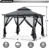 ABCCANOPY Pavillon 2.5x2.5m Wasserdicht Stabil Winterfest Produktbild-Vorschau 5