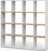 Raumteiler Vicco Karree Weiß/Goldkraft Eiche 142.4 x 143 Produktbild-Vorschau 1