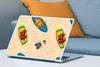 MuchoWow® Laptop Aufkleber Sticker Cover Hunde - Surfen - Produktbild-Vorschau 4