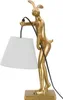 Mauro Ferretti stolová lampa králik E10 26x16x47 cm zlatá Náhľad obrázku produktu 1