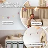 Handgemachte Wimpelkette aus Musselin Kinderzimmer Gold Produktbild-Vorschau 2